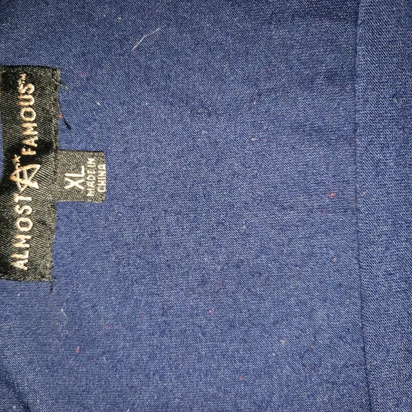 3 For $12 Navy Blue Lace Trim Tank Top - Picture 2 of 3